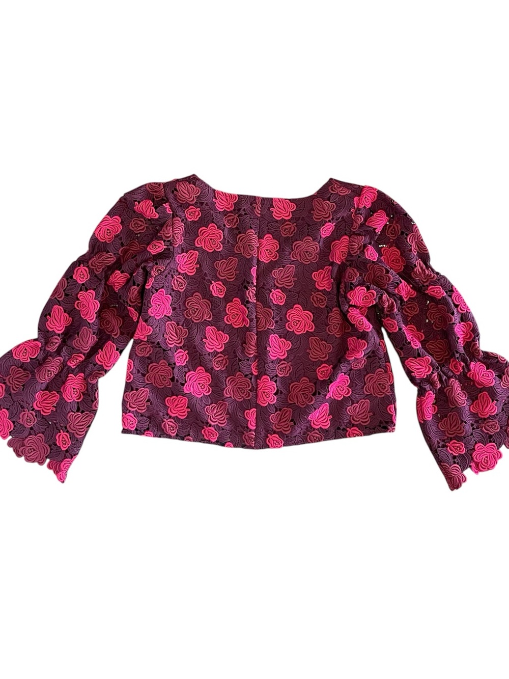 Heavy Layered Ruffle Lace Top - Picture 3 of 7